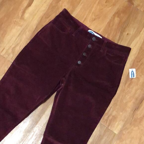 Old Navy Girl’s Rockstar Super Skinny High Rise Velvet Pants Size 16 Plus - Picture 2 of 11